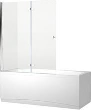 Шторка для ванной Aquanet Beta 4 NF6222-hinge, прозрачное стекло