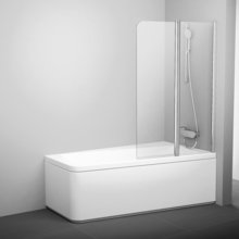 Шторка для ванны Ravak 10° 10CVS2-100R 7QRA0103Z1 белая+Transparent