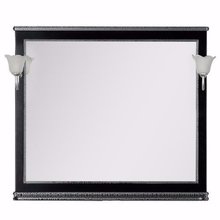 Зеркало Aquanet Валенса 110 (180296) черный кракалет/серебро