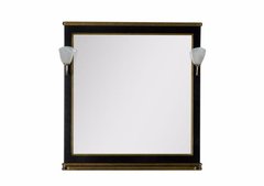 Зеркало Aquanet Валенса 100 (180294) черный краколет/золото