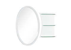 Зеркало Aquanet Опера 70 (169607+169630), Белый