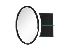 Зеркало Aquanet Опера 70 (169611+169629), Черный