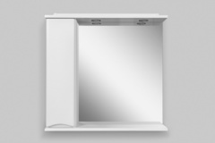 Зеркальный шкаф с подсветкой AM.PM Like M80MPL0801WG левосторонний, белый глянец