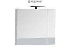 Шкаф-зеркало Aquanet Верона 75 (175381) белый камерино