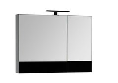 Шкаф-зеркало Aquanet Верона 90 (172340) черный камерино
