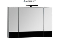 Шкаф-зеркало Aquanet Верона 100 (175386) черный камерино