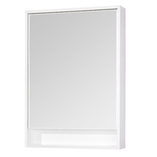 Зеркальный шкаф Aquaton Капри 60 1A230302KP010 белый глянец