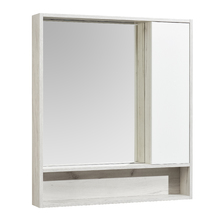 Зеркальный шкаф Aquaton Флай 80 1A237702FAX10 белый/дуб крафт