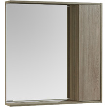 Зеркальный шкаф Aquaton Стоун 80 1A228302SX850 сосна арлингтон