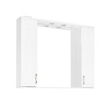 Шкаф-зеркало Style Line Олеандр-2 1000/С ЛС-00000583 белый
