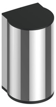 Дозатор для пены KEUCO PLAN 14956010437 с LED - указателем уровня, хром/тёмно-серый