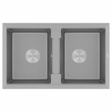 Мойка для кухни Paulmark IT-GRANIT TANDEM 80/2, PM238150-GRM