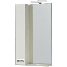 Зеркальный шкаф Акватон Бекка PRO 50 1A214502BAC20 с подсветкой Белый Дуб сомерсет
