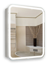Зеркальный шкаф Silver Mirrors Фиджи LED-00002361 50 см, с подсветкой и часами