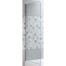 Шторка на ванну Riho Novik Z108 80 G003043120 (GZT9300075) профиль Хром стекло прозрачное