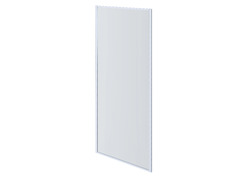 Неподвижная душевая стенка Aquatek AQ ARI WA 10020BL 1000x2000, для комбинации с дверью, профиль черный, стекло прозрачное