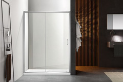 Душевая дверь Aquatek AQNAA6121-100 двухэлементная, раздвижная 1000x2000, хром