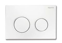Кнопка смыва Aquatek Small TDI-0000001 белая