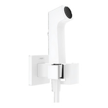 Комплект гигиенический душ со смесителем и скрытая часть Hansgrohe Bidette 29233700S белый