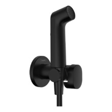 Комплект гигиенический душ со смесителем и скрытая часть Hansgrohe Bidette 29232670S черный