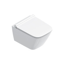 Унитаз подвесной Catalano Green 0411500001 безободковый 37х50 см, смыв Торнадо, белый глянцевый