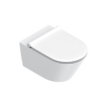 Унитаз подвесной Catalano Zero 0111550021 безободковый 35х55 см, смыв Торнадо, белый матовый