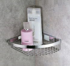 Colombo Angolari Полка для ванной 19х16x6см, угловая, цвет: хром