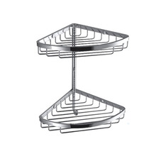 Colombo Angolari Двойная угловая полочка, цвет: хром