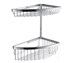 Colombo Angolari двойная полка, цвет: хром