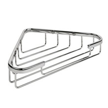 Colombo Basic Угловая металлическая полочка 24.5x15x4.5см, цвет: хром