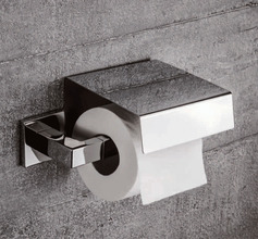 Держатель туалетной бумаги Colombo Basic Q B3791.CR закрытый хром