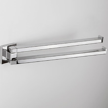 Colombo Basic Q Полотенцедержатель 33.4см, двойной поворотный, цвет: хром