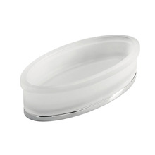 Colombo Land Корзинка для душевых принадлежностей, настольная, цвет: хром/матовое стекло