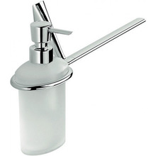 Colombo Land Полотенцедержатель 37.5 см с дозатором, DX, цвет: хром/матовое стекло