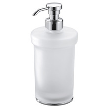 Colombo Link Дозатор для жидкого мыла, цвет: хром/матовое стекло