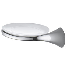 Colombo Link Мыльница подвесная, DX, цвет: хром/матовое стекло