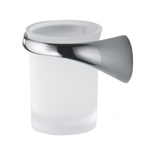 Colombo Link Стакан подвесной, SX, цвет: хром/матовое стекло