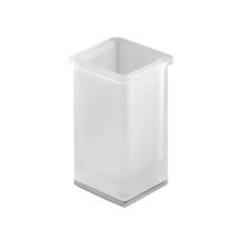 Colombo Lulu Стакан настольный, цвет: хром/матовое стекло