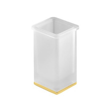 Colombo Lulu Стакан настольный, цвет: PVD золото/матовое стекло