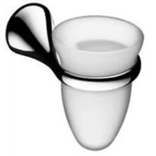 Colombo Melo Стакан подвесной, цвет: хром/матовое стекло