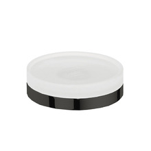 Colombo Nordic Мыльница настольная, цвет: PVD графит матовый/матовое стекло