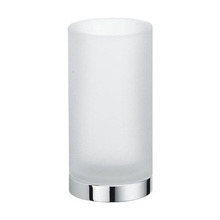 Colombo Nordic Стакан настольный, цвет: хром/матовое стекло