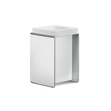 Colombo Over Стакан настольный, цвет: матовая сталь/матовое стекло