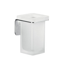 Colombo Over Стакан подвесной, цвет: матовая сталь/матовое стекло