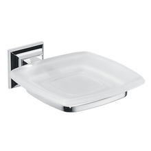 Colombo Portofino Мыльница подвесная, цвет: хром/матовое стекло