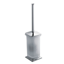 Colombo Portofino Туалетный ерш, напольный, цвет: хром/матовое стекло