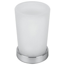 Colombo Road Стакан настольный, цвет: хром/матовое стекло