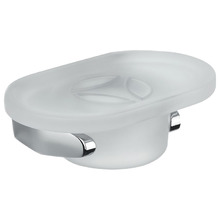 Colombo Road Мыльница подвесная, цвет: хром/матовое стекло