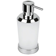 Colombo Road Дозатор для жидкого мыла, настольный, цвет: хром/матовое стекло