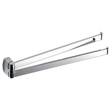 Colombo Trenta Полотенцедержатель 35см, двойной, цвет: хром